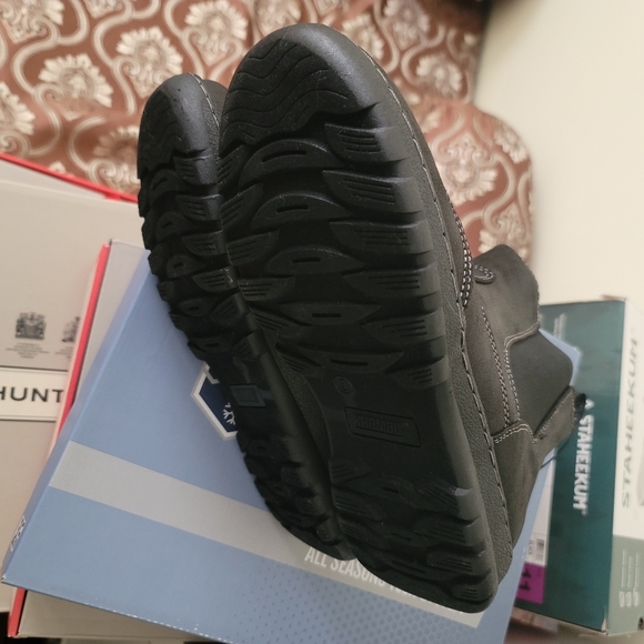 NEW Khombu Charlotte Womens Black Pull On Winter Snow Ankle Boots - Picture 7 of 7